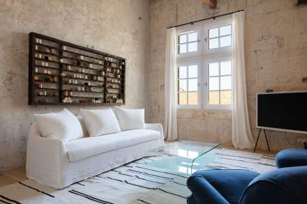 penthouse séjour avec vue jardin